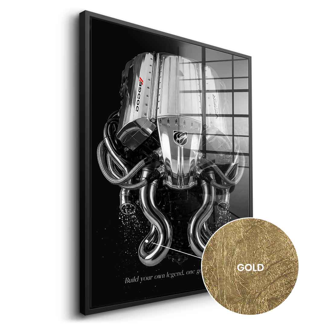 Dodge Viper V 10 - Blattgold