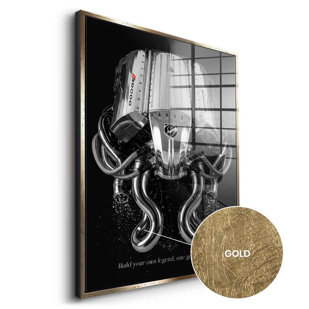 Dodge Viper V 10 - Blattgold