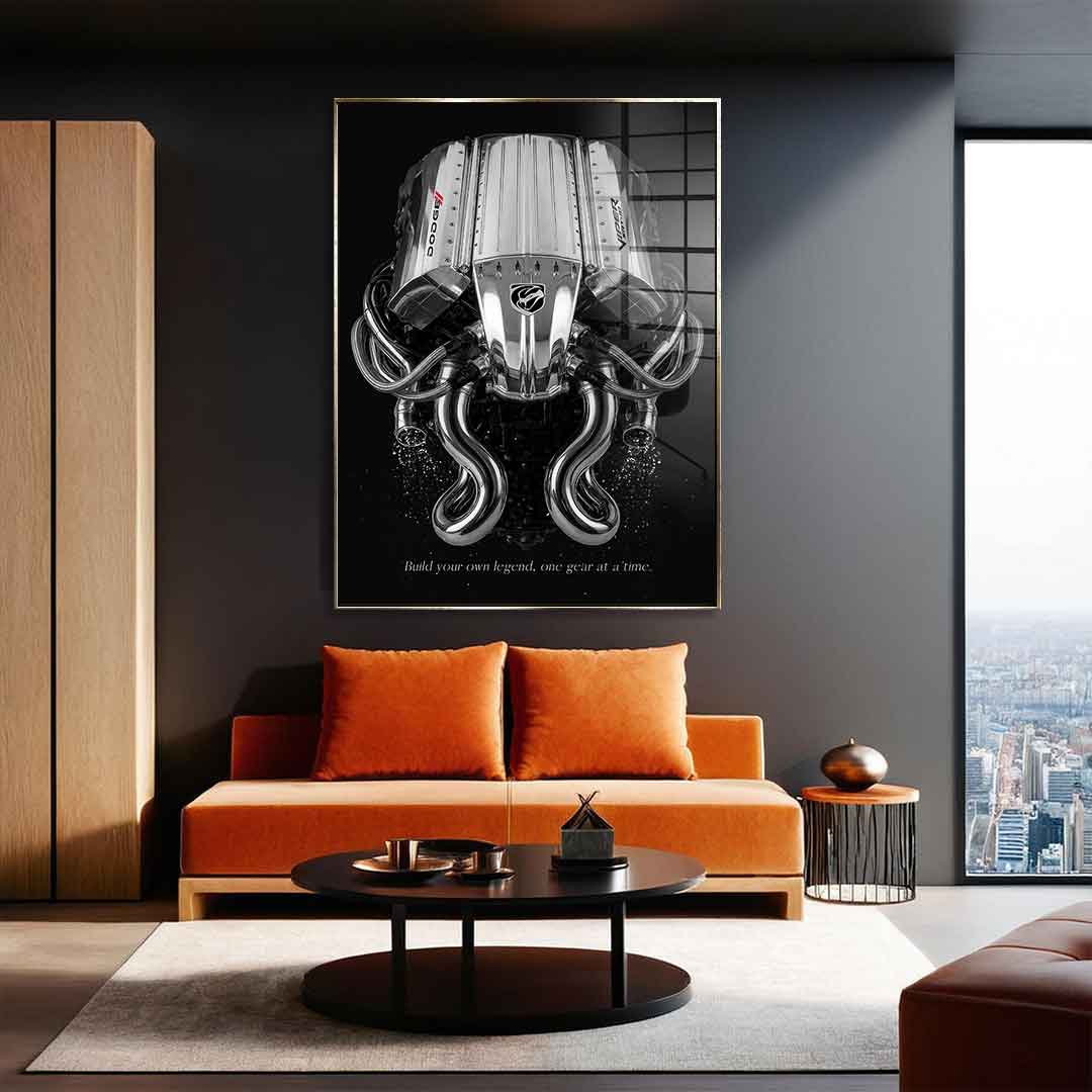 Dodge Viper V 10 - Blattgold