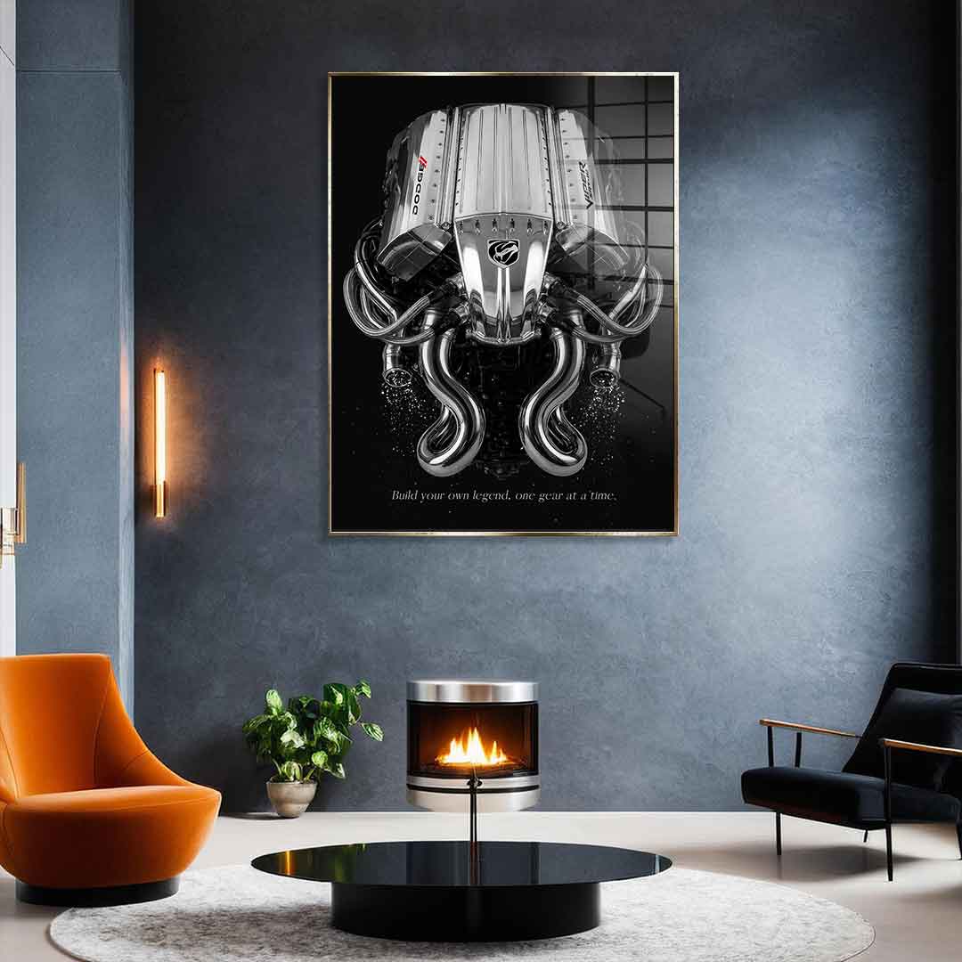 Dodge Viper V 10 - Blattgold