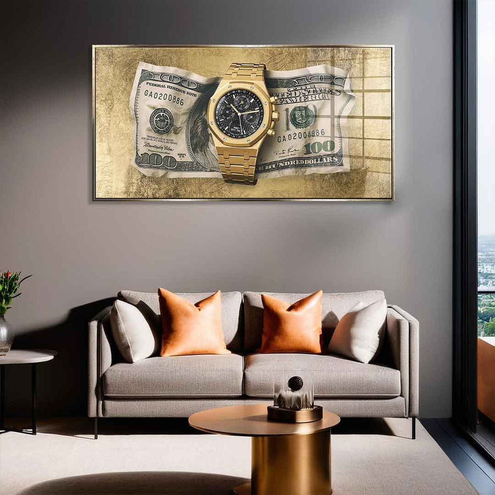 Money Buys Time - Gold Leaf