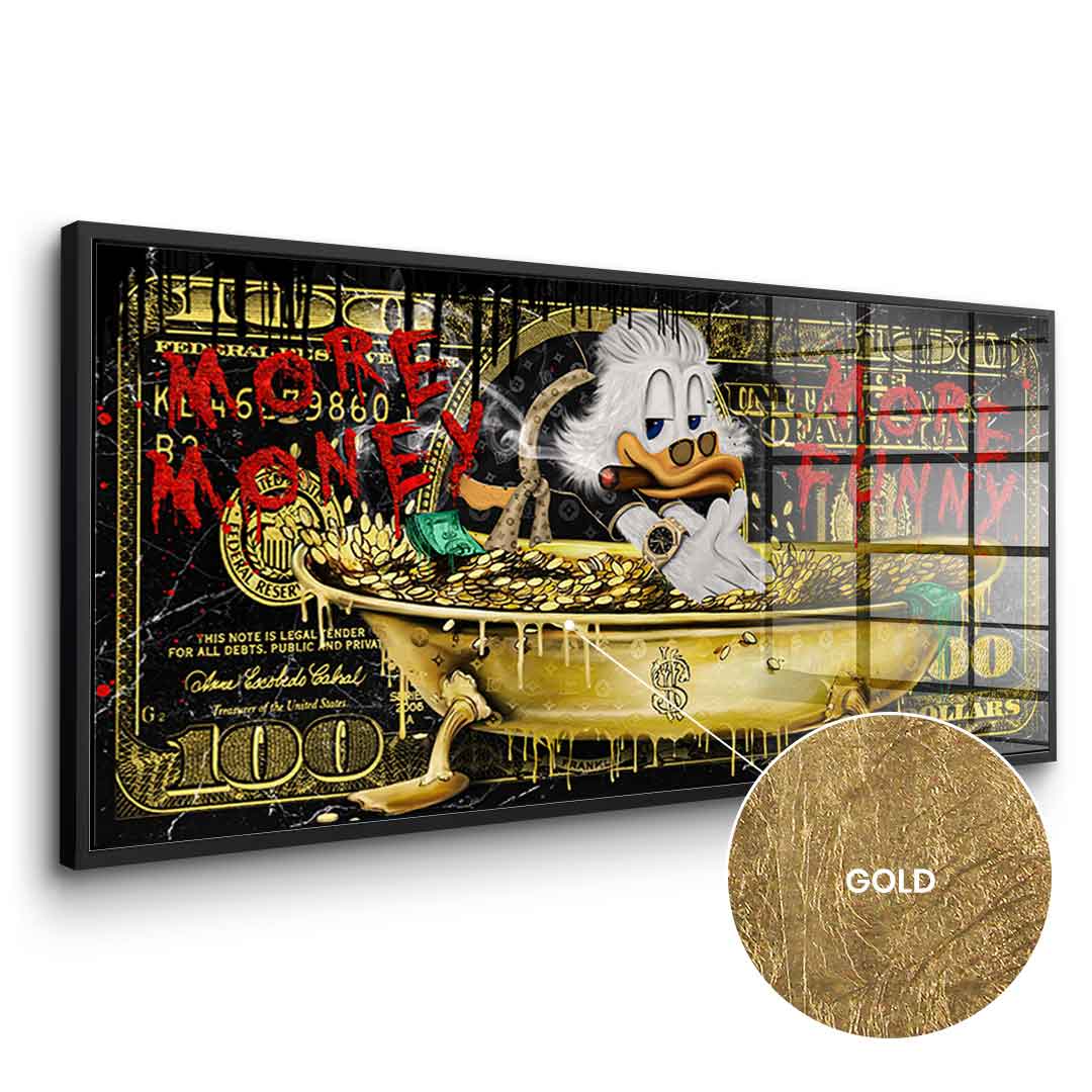 MORE MONEY DUCK - GOLD LEAF