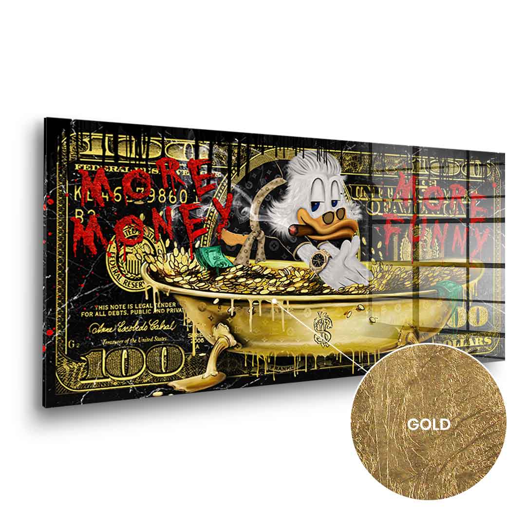 MORE MONEY DUCK - GOLD LEAF