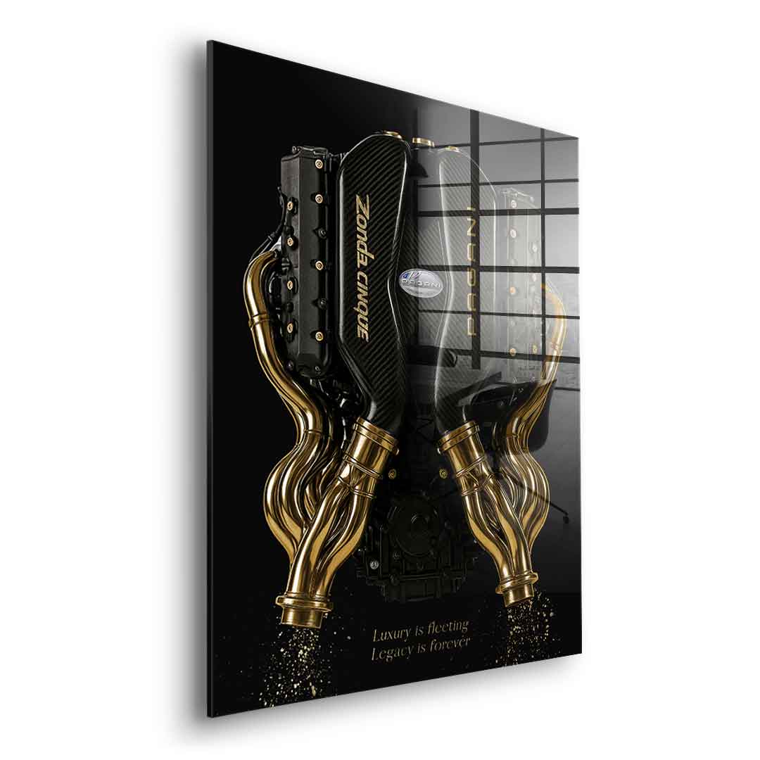 Pagani Engine - gold leaf