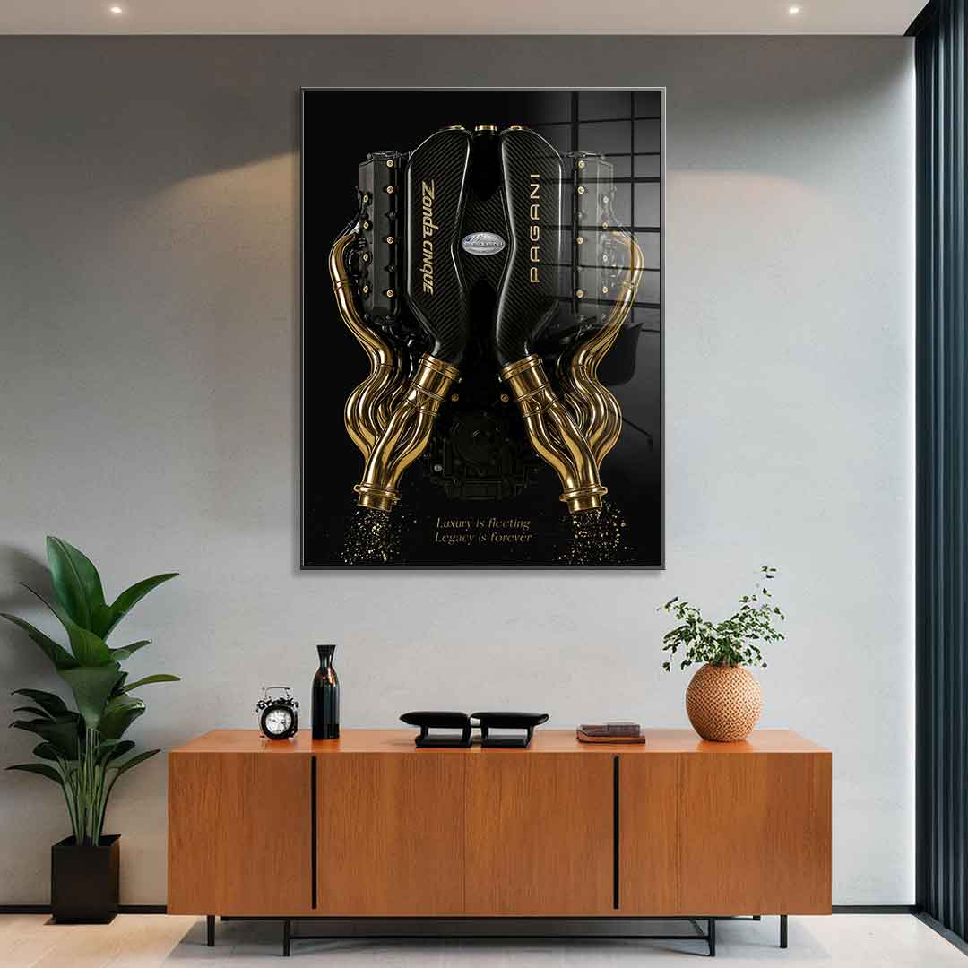 Pagani Engine - gold leaf