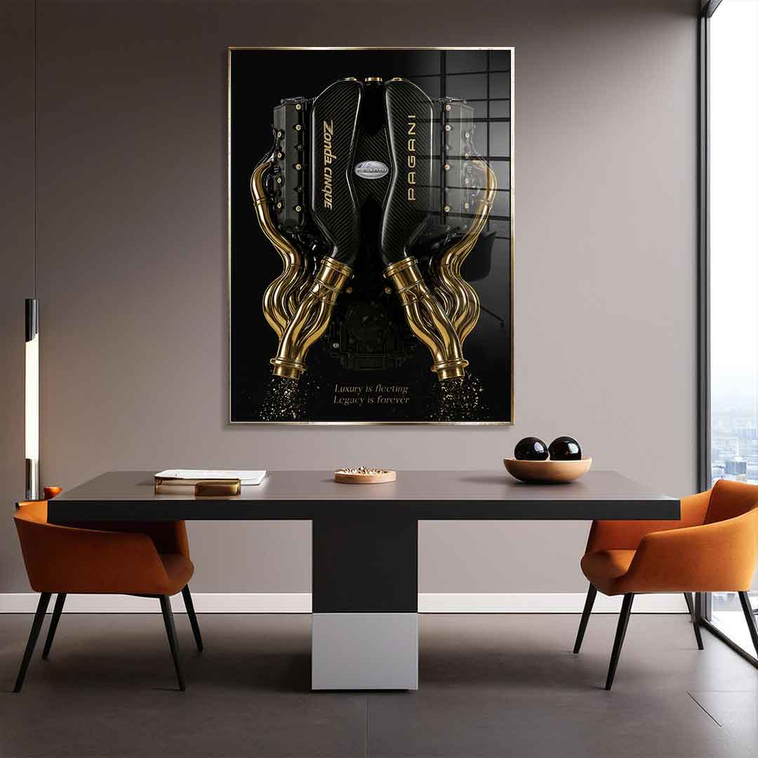 Pagani Engine - gold leaf