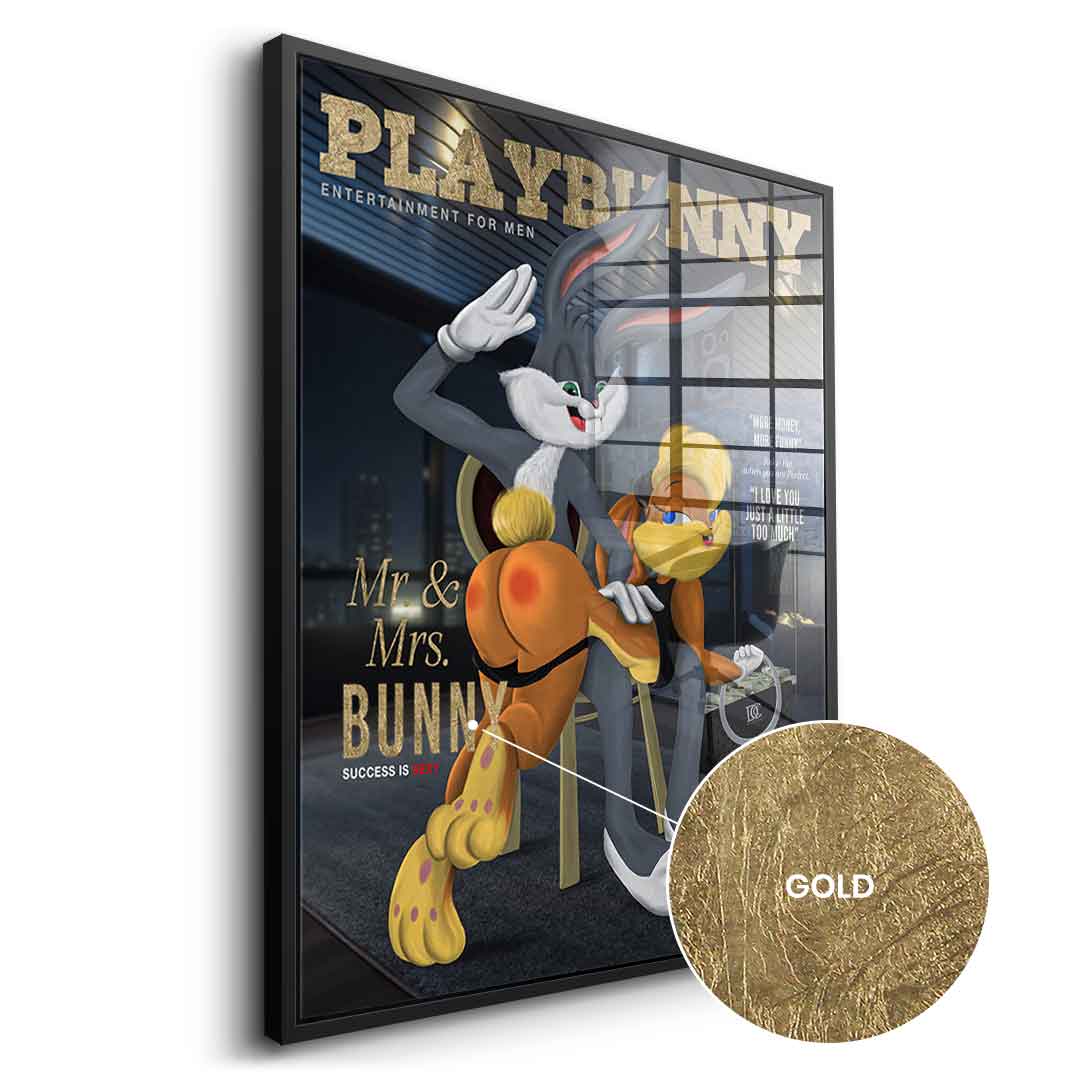 Playbunny - gold leaf