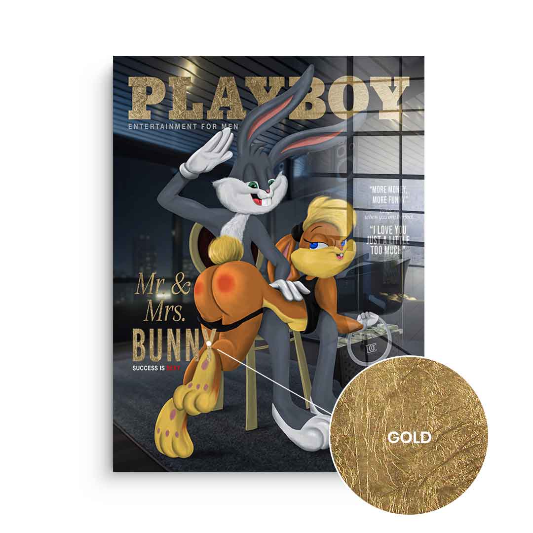 Playboy Bunny - gold leaf