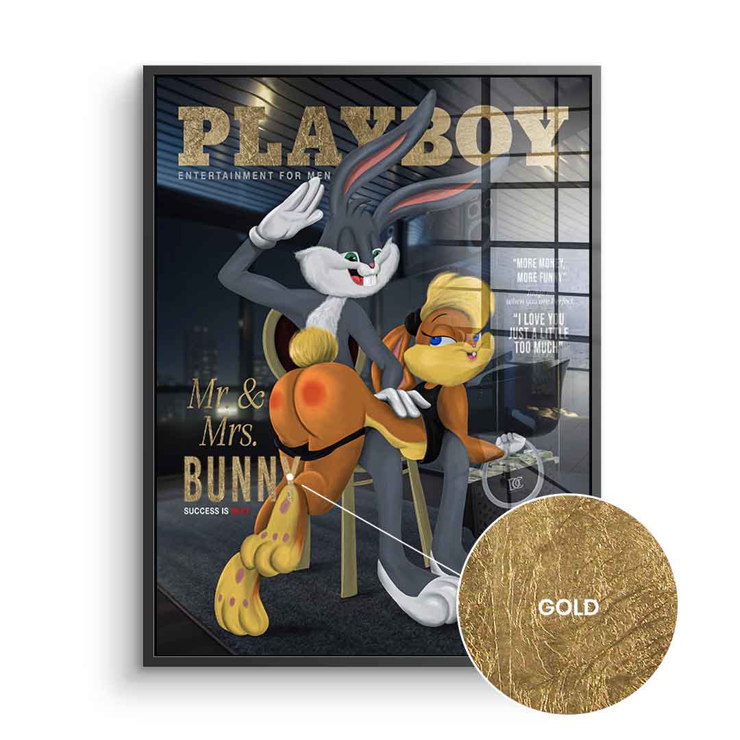 Playboy Bunny - gold leaf