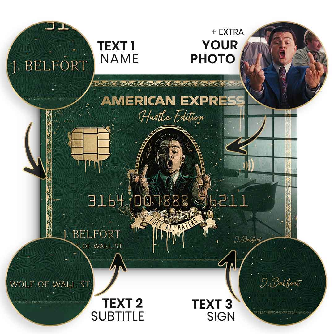 Royal American Express - Personalisierbar - Blattgold