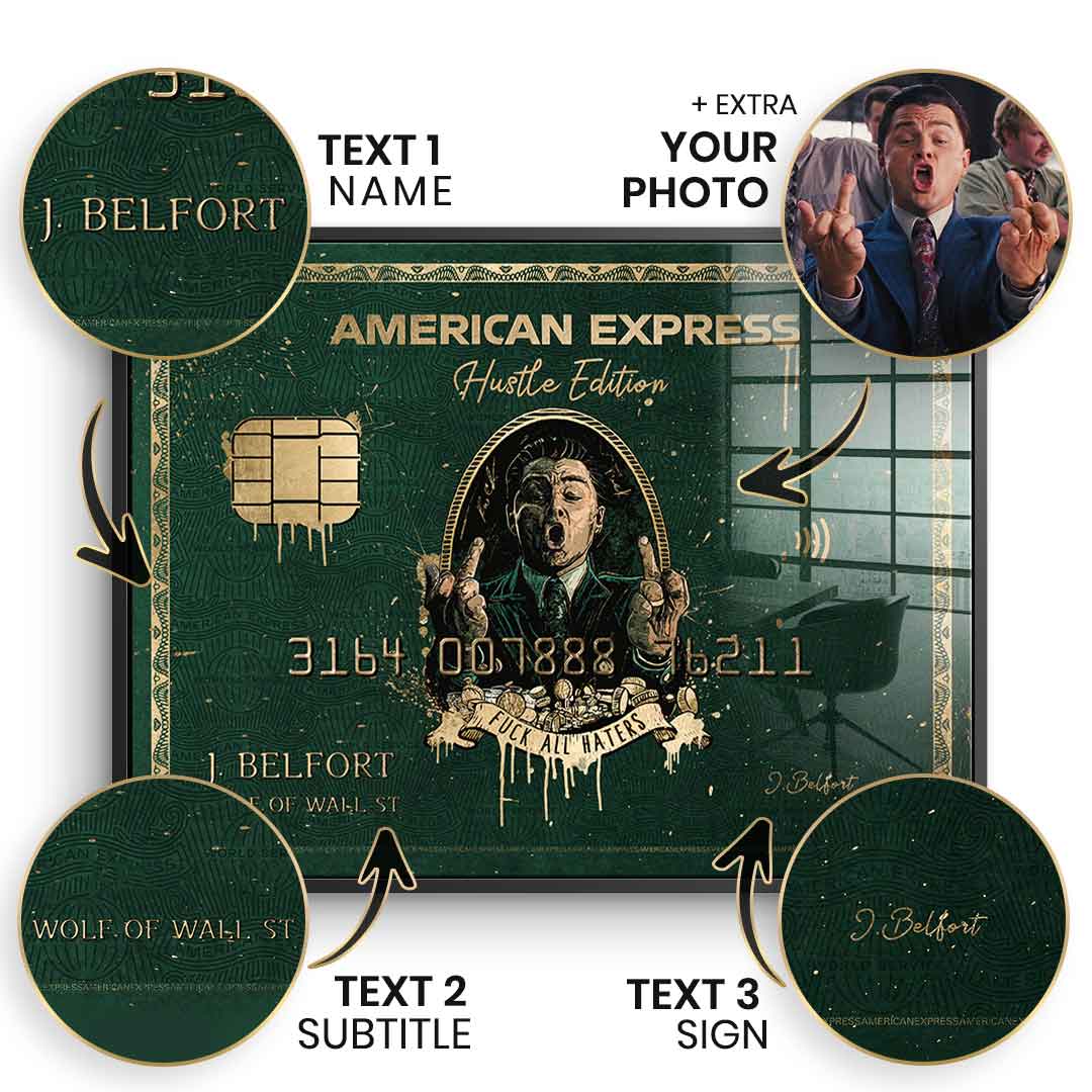 Royal American Express - Personalisierbar - Acrylglas
