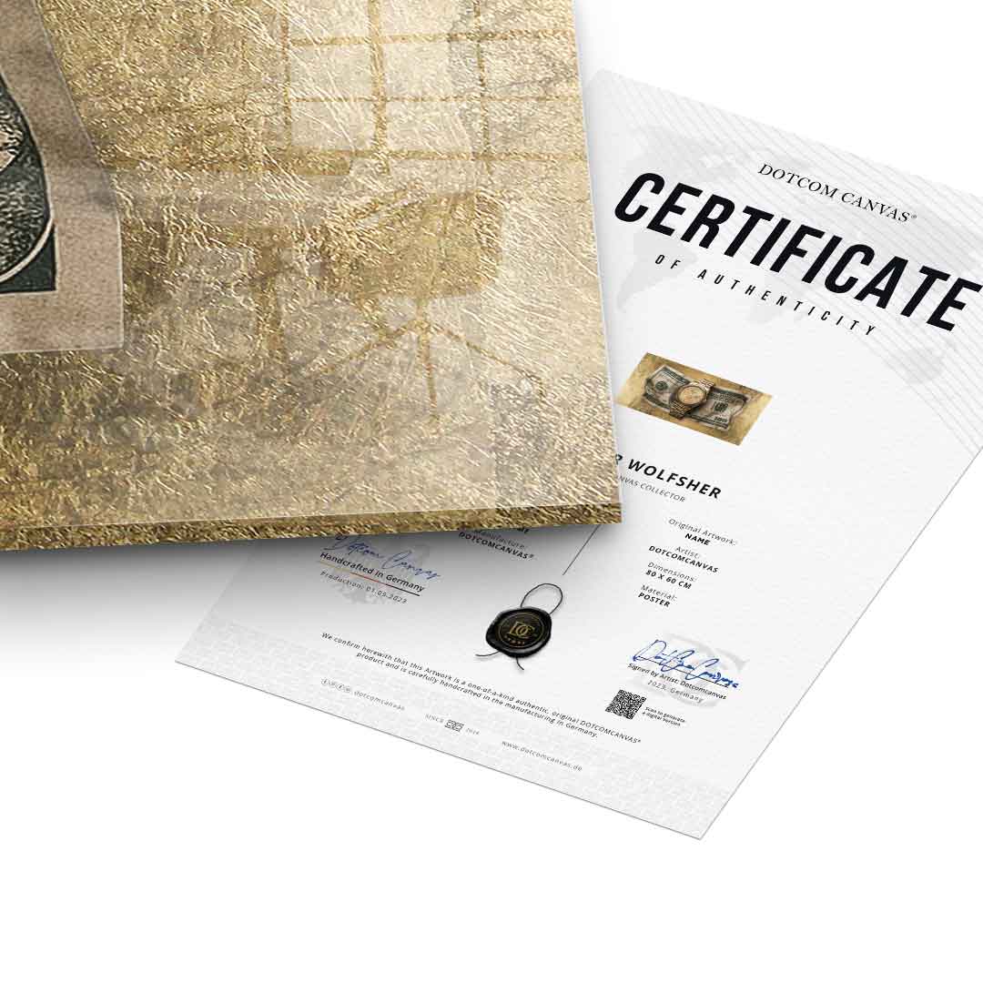 Time is Money - Blattgold