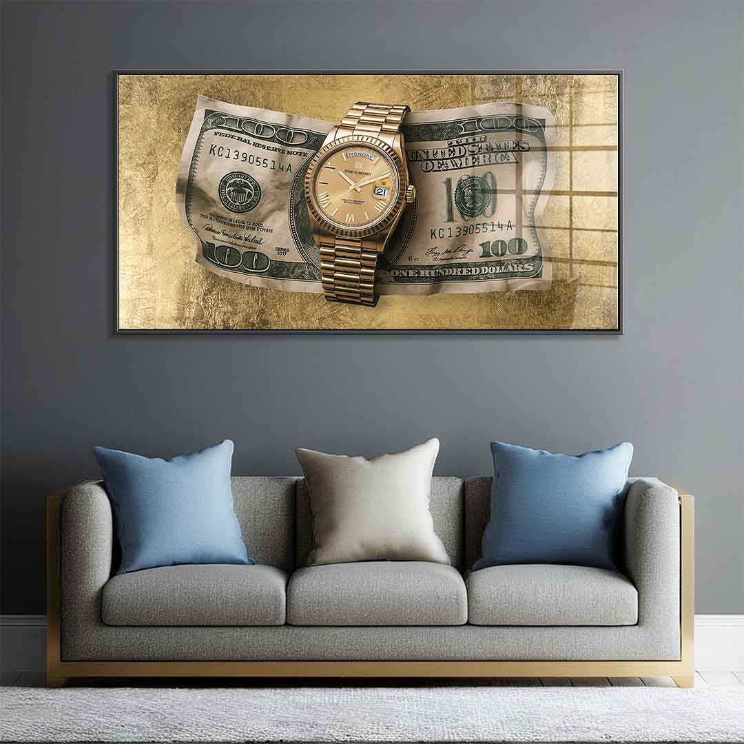 Time is Money - Blattgold