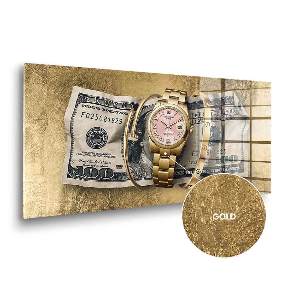 True Luxury is Time - Blattgold