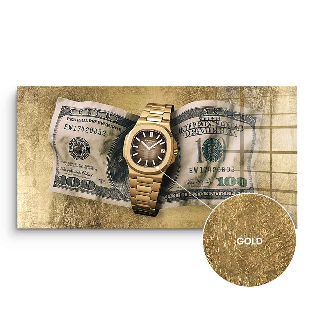 Wealth is Timing - Gold Leaf