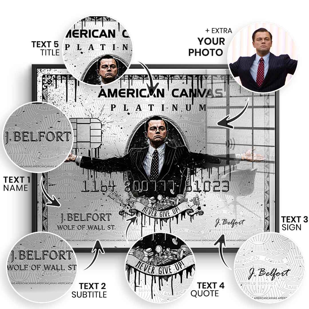 Royal American Canvas V2 - Personalizable - Silver leaf image