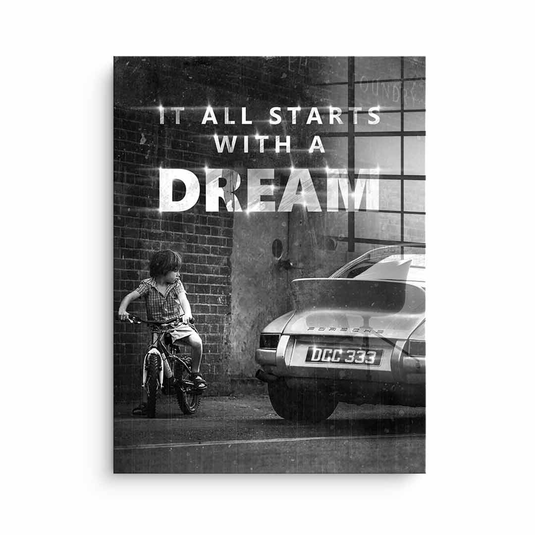 It all starts with a dream - Blattsilber