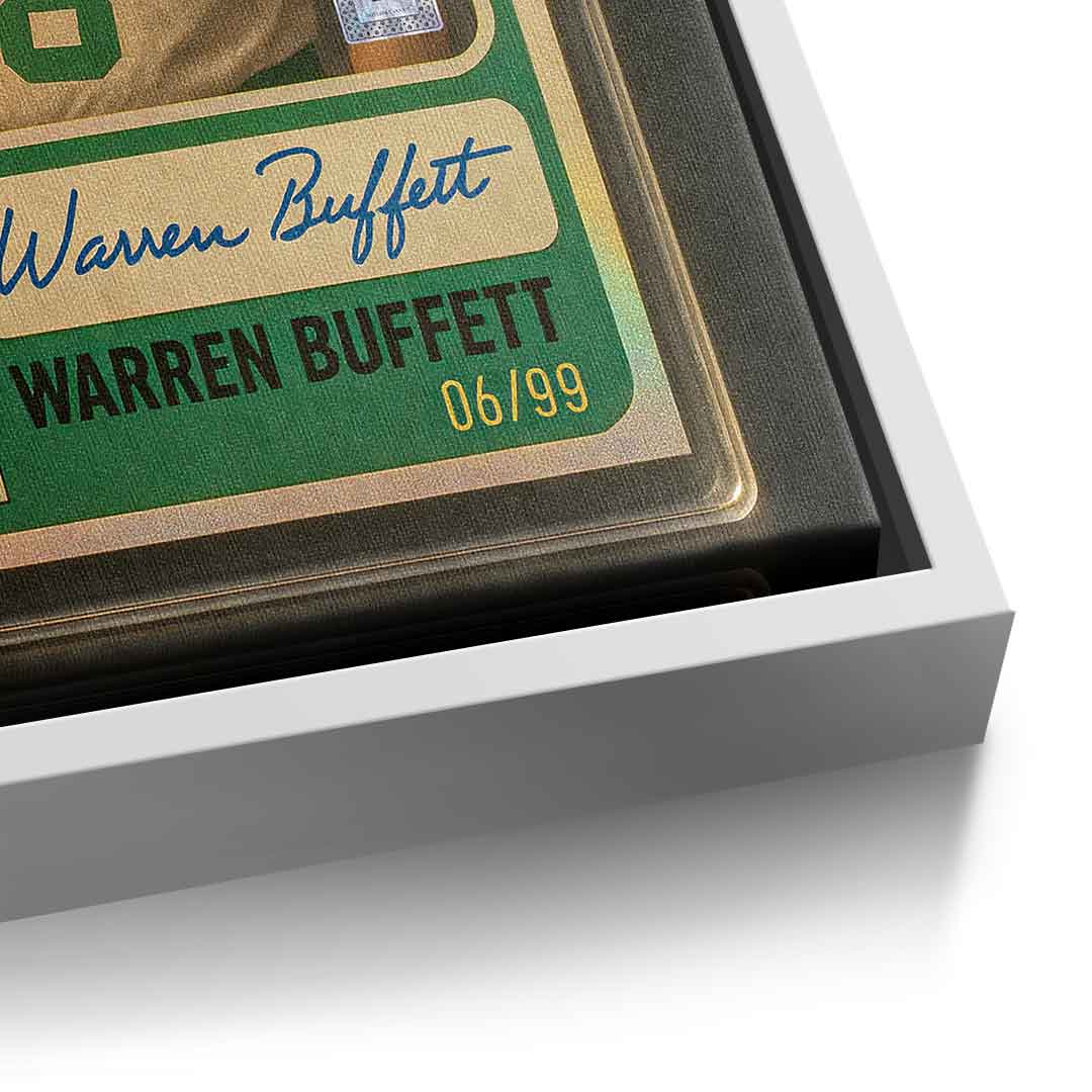 DOTCOMCANVAS Warren Buffett Basketball Card Leinwand - 2