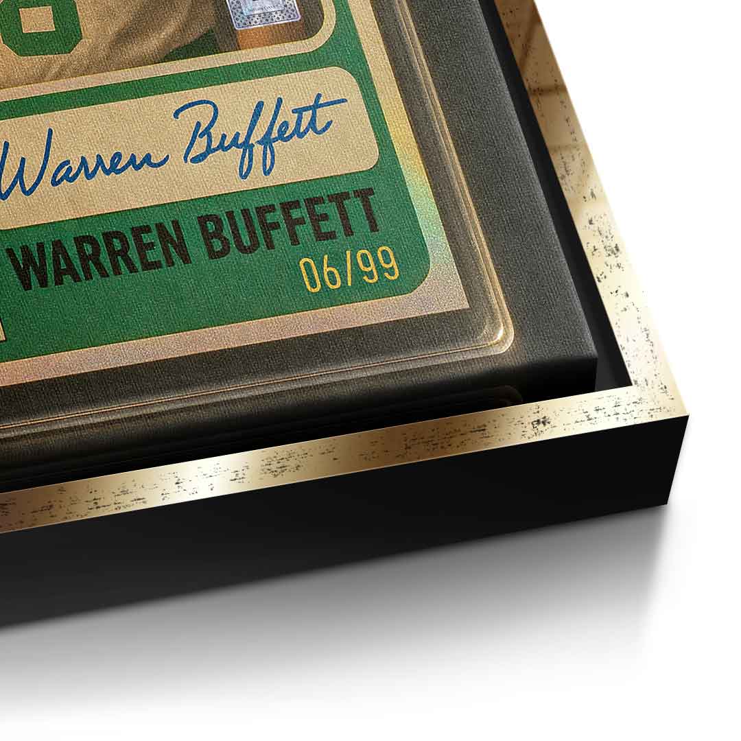 DOTCOMCANVAS Warren Buffett Basketball Card Leinwand - 3