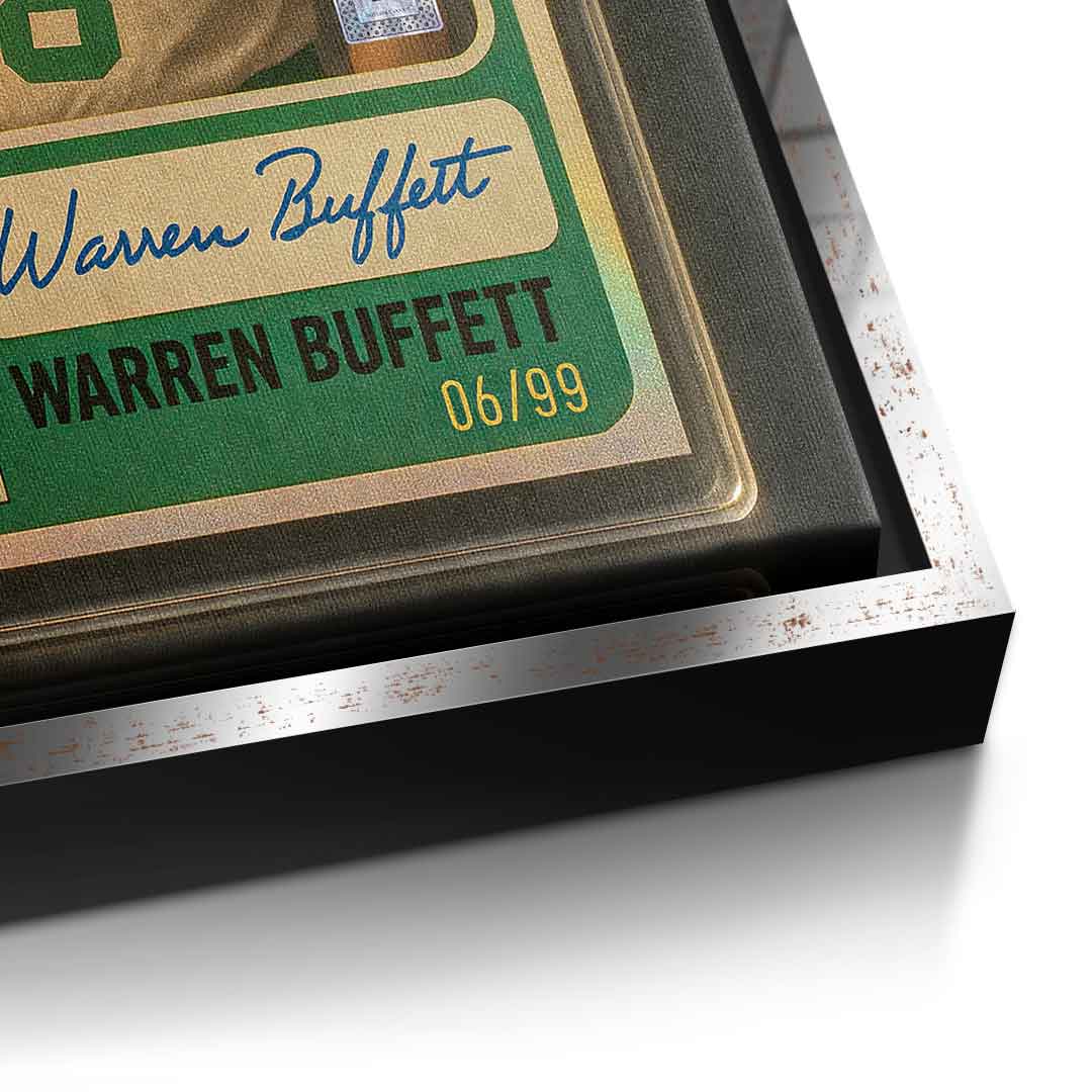 DOTCOMCANVAS Warren Buffett Basketball Card Leinwand - 4