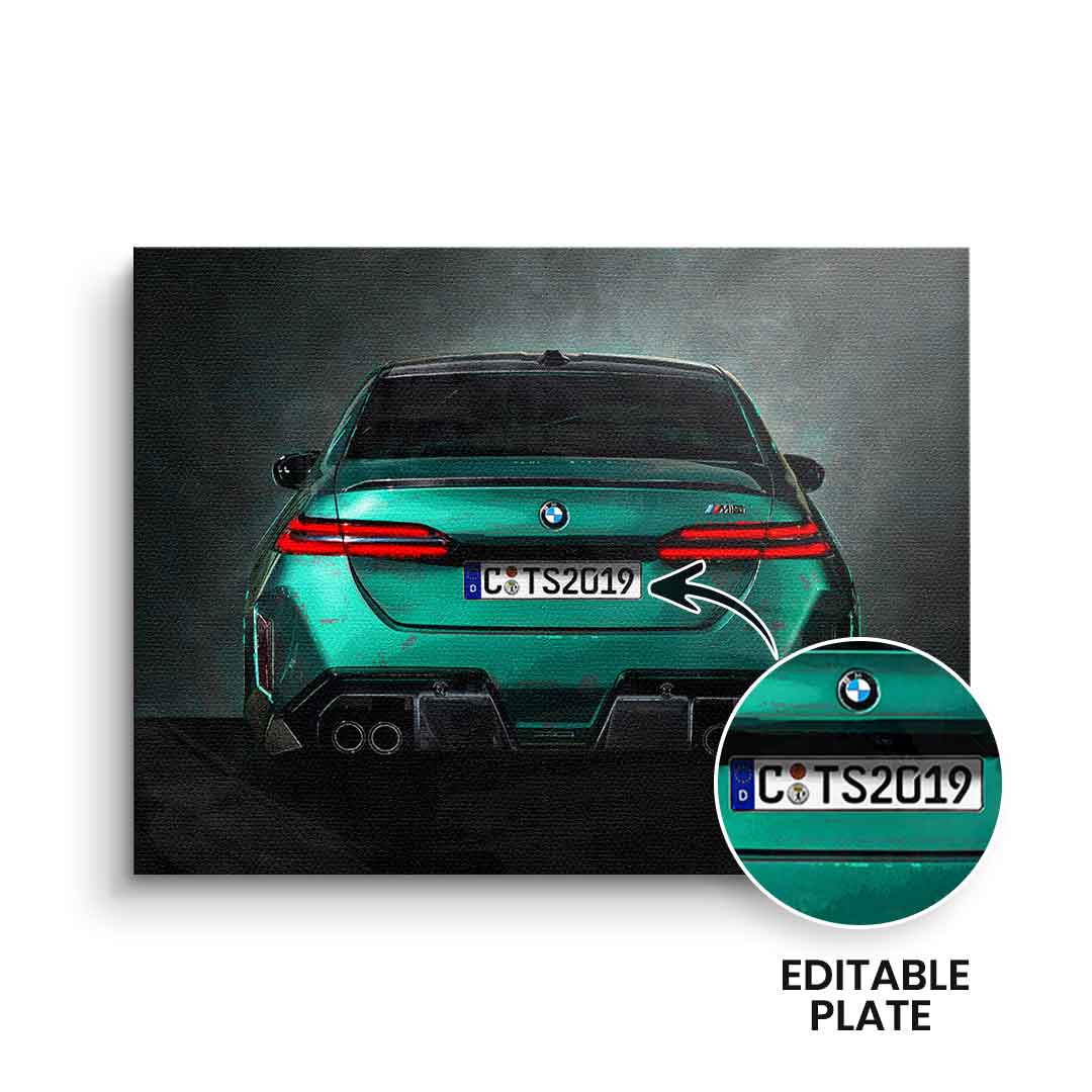 BMW M5 Backside - customizable