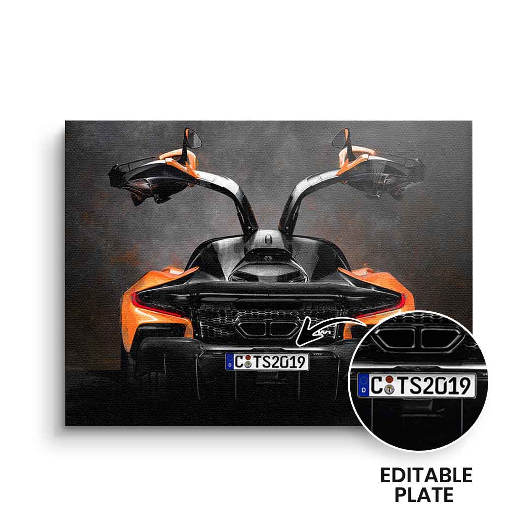 Mclaren Backside - personalisierbar