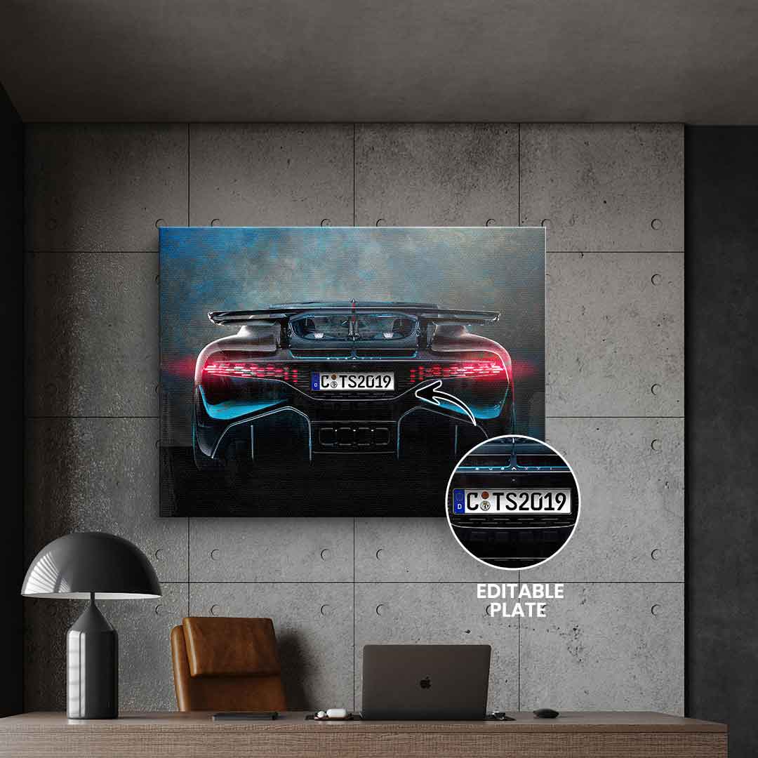 Bugatti Backside - personalisierbar