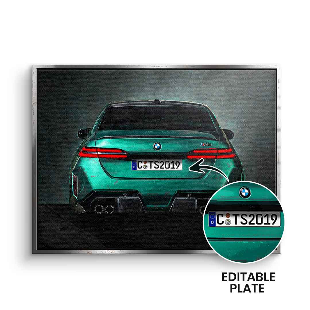 BMW M5 Backside - customizable