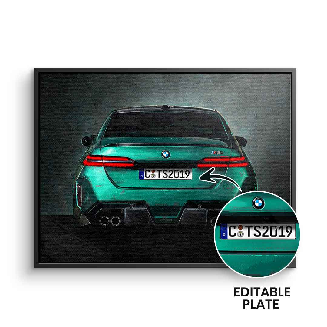 BMW M5 Backside - customizable