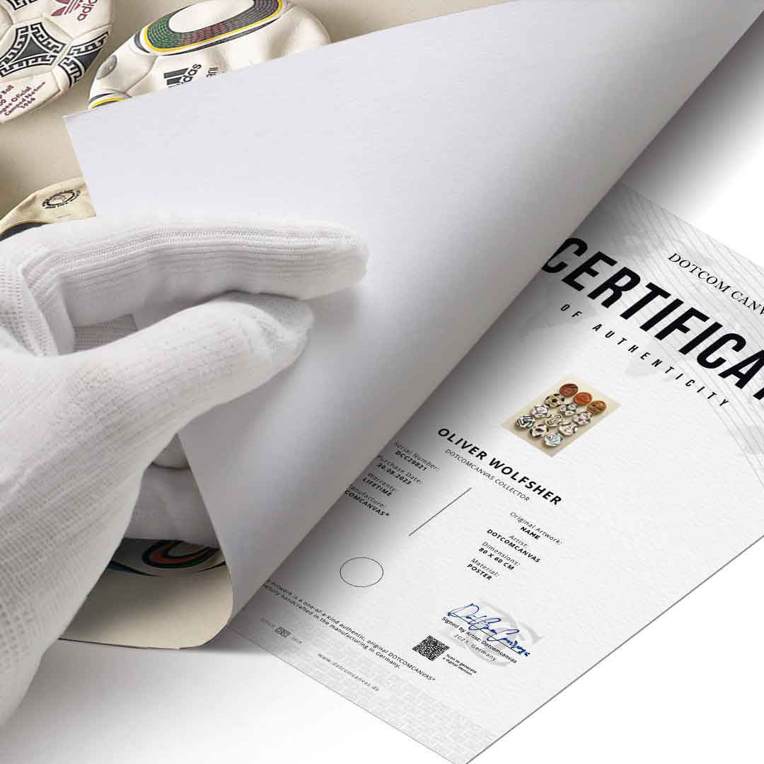 Flat World Cup Ball collection - Poster