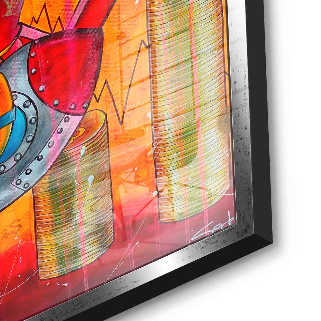 To the moon - Acrylic glass