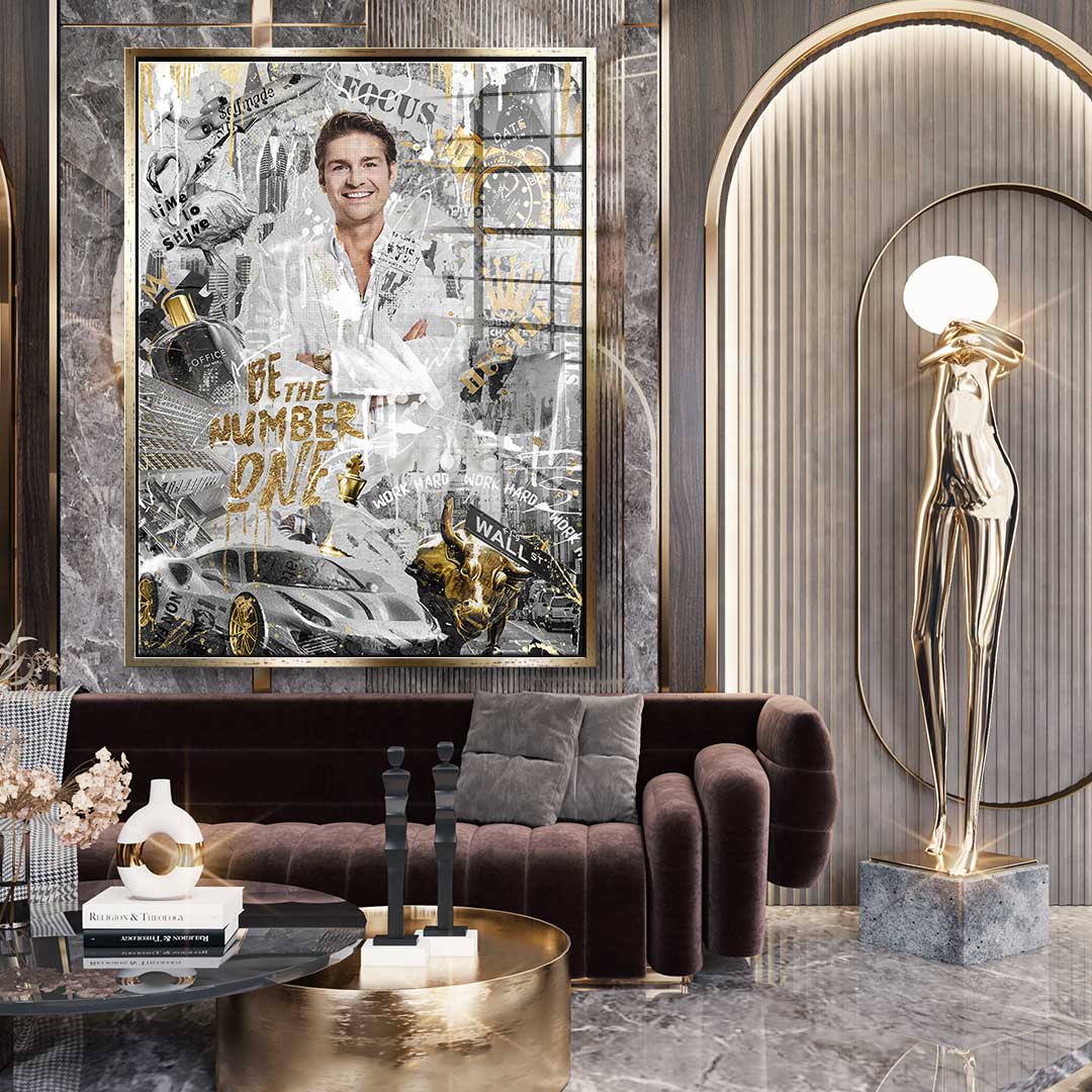 Commissioned work - Jeremy Fragrance Portrait Street Art