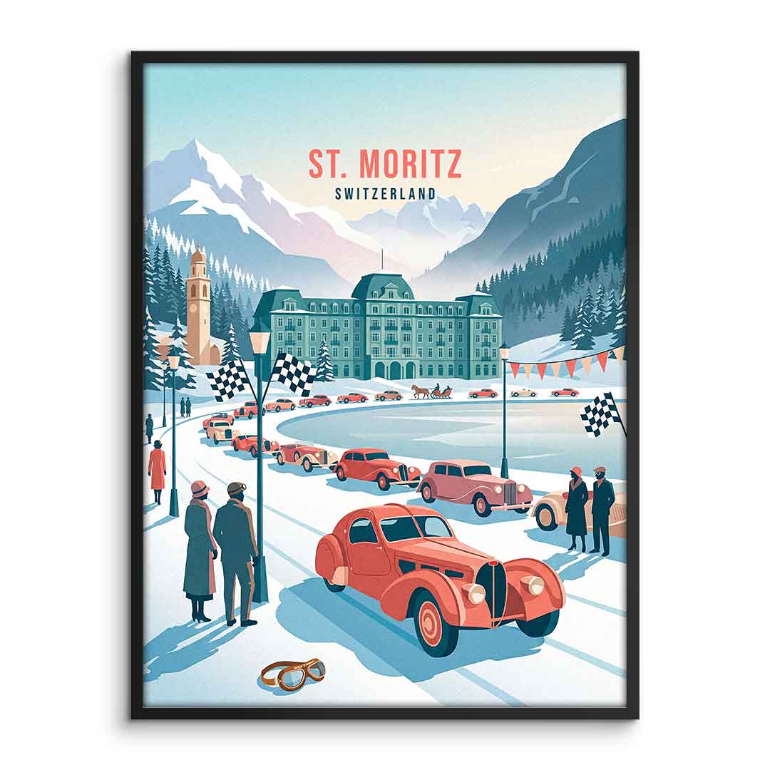 Saint Moritz Poster