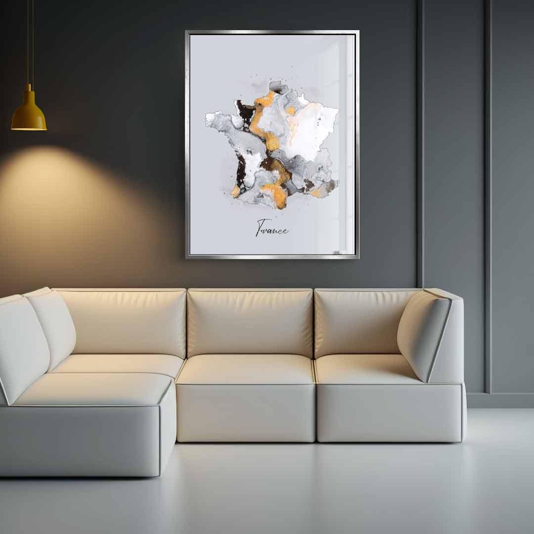 Abstract Countries - France - Acrylglas