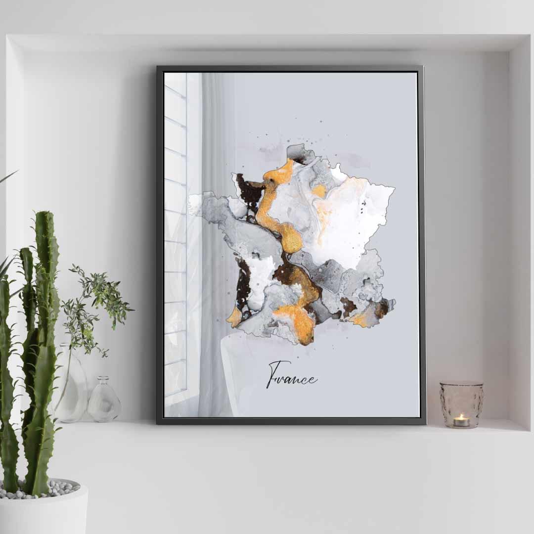 Abstract Countries - France - Acrylglas