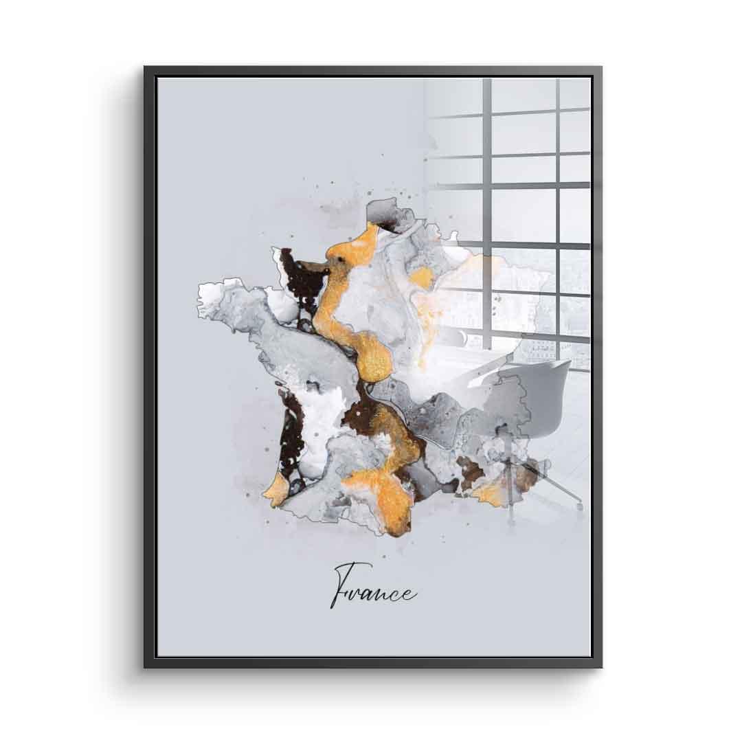 Abstract Countries - France - Acrylglas