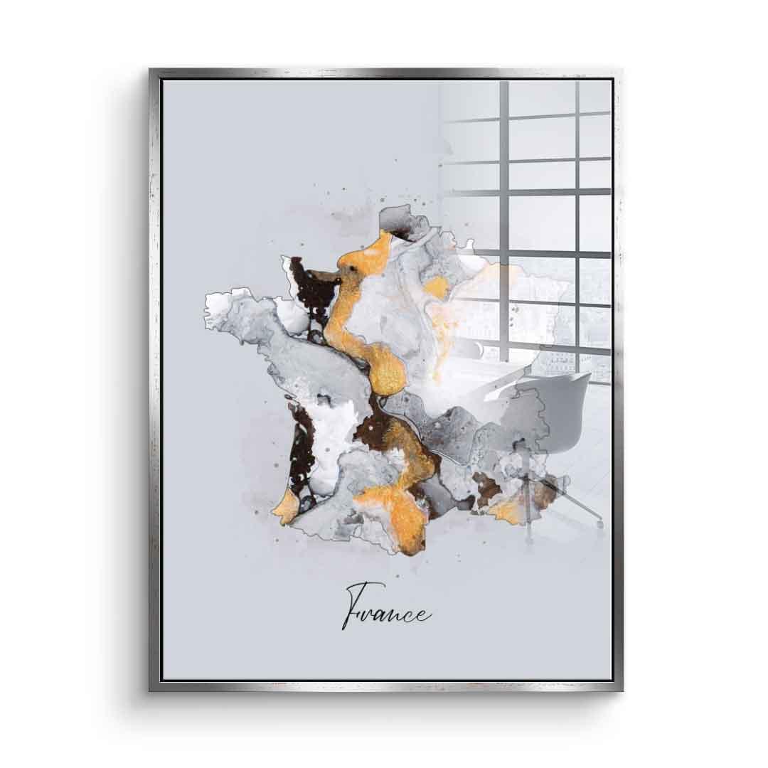 Abstract Countries - France - Acrylglas
