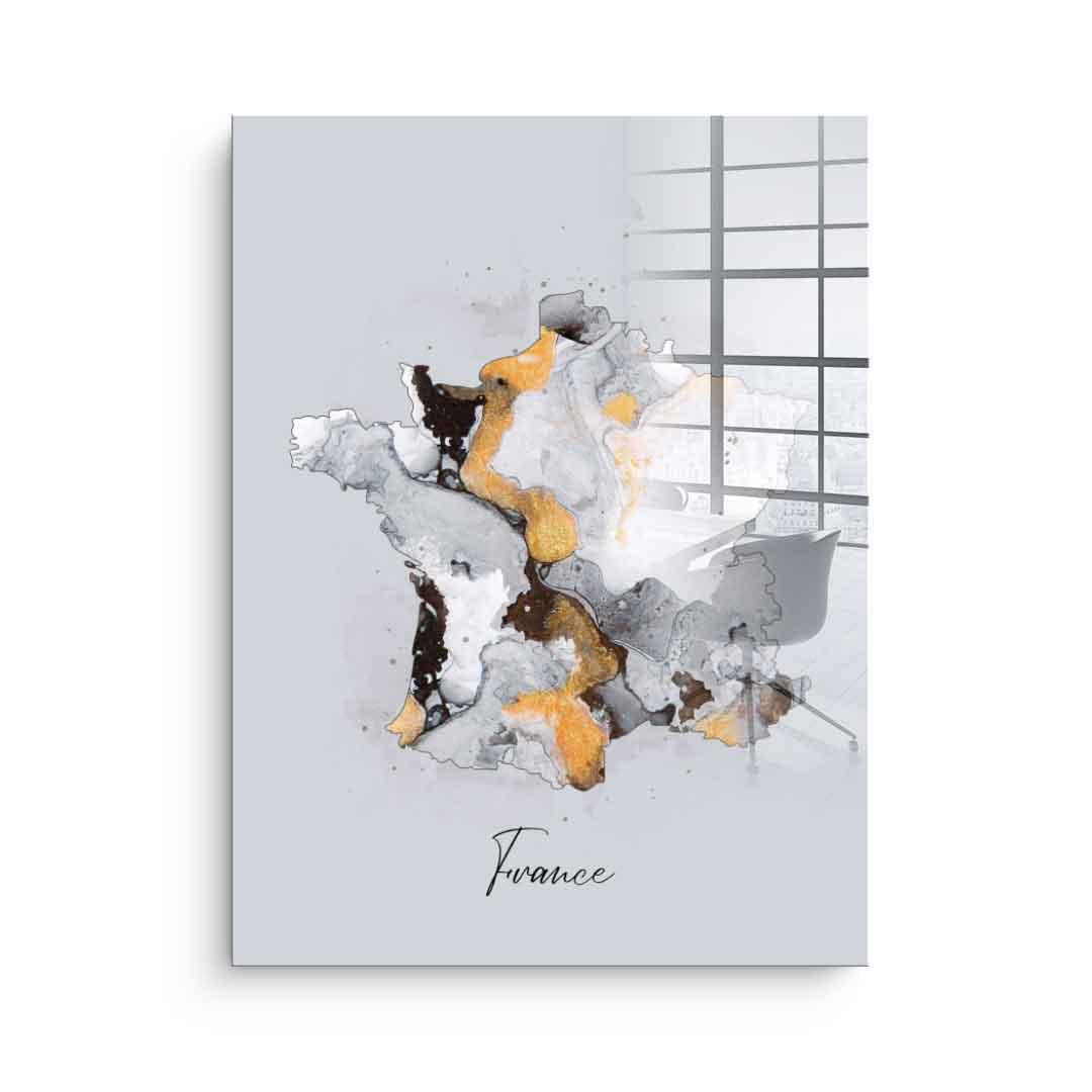 Abstract Countries - France - Acrylglas