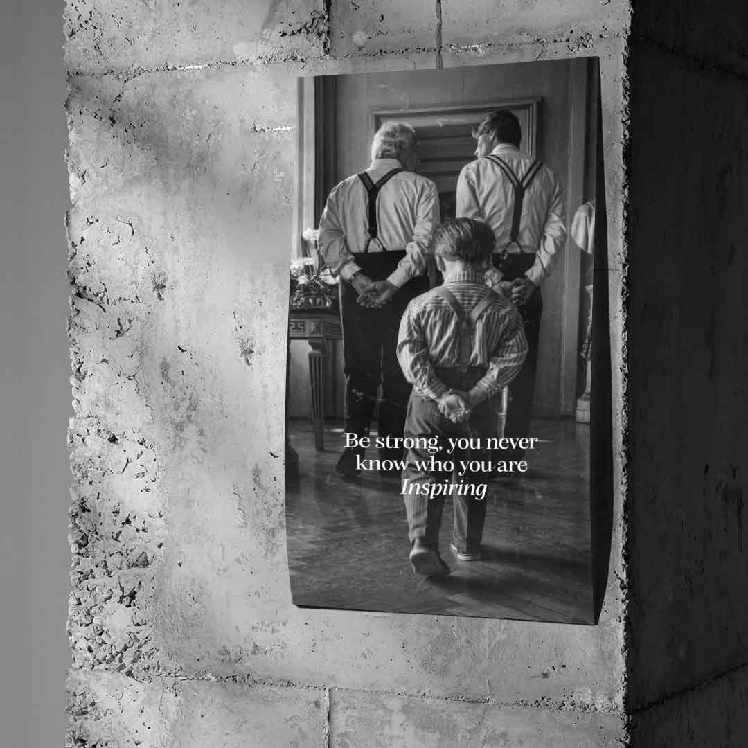 Future Reflection Poster Grey Beton Wall
