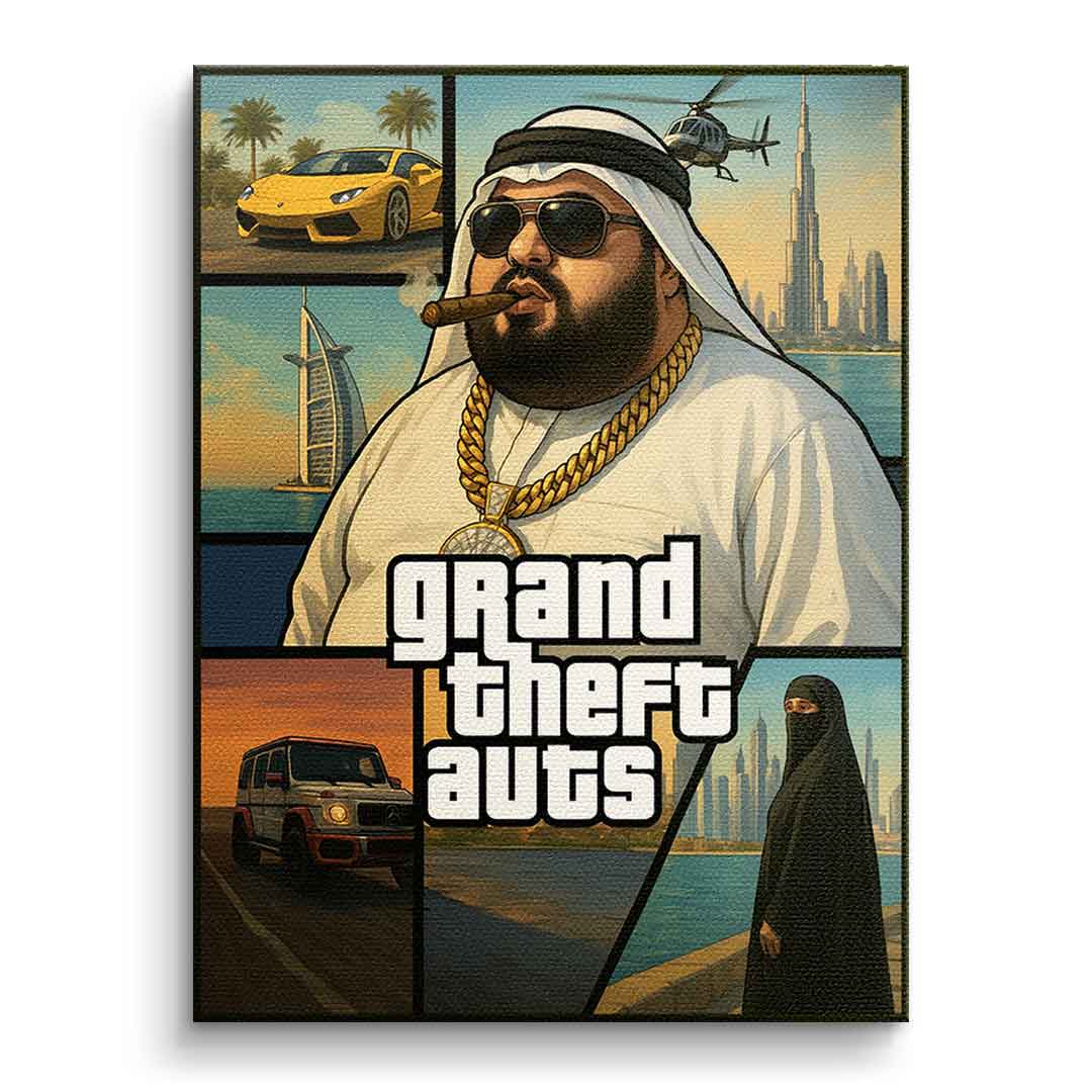 GTA Collage - Personalisierbares Wandbild