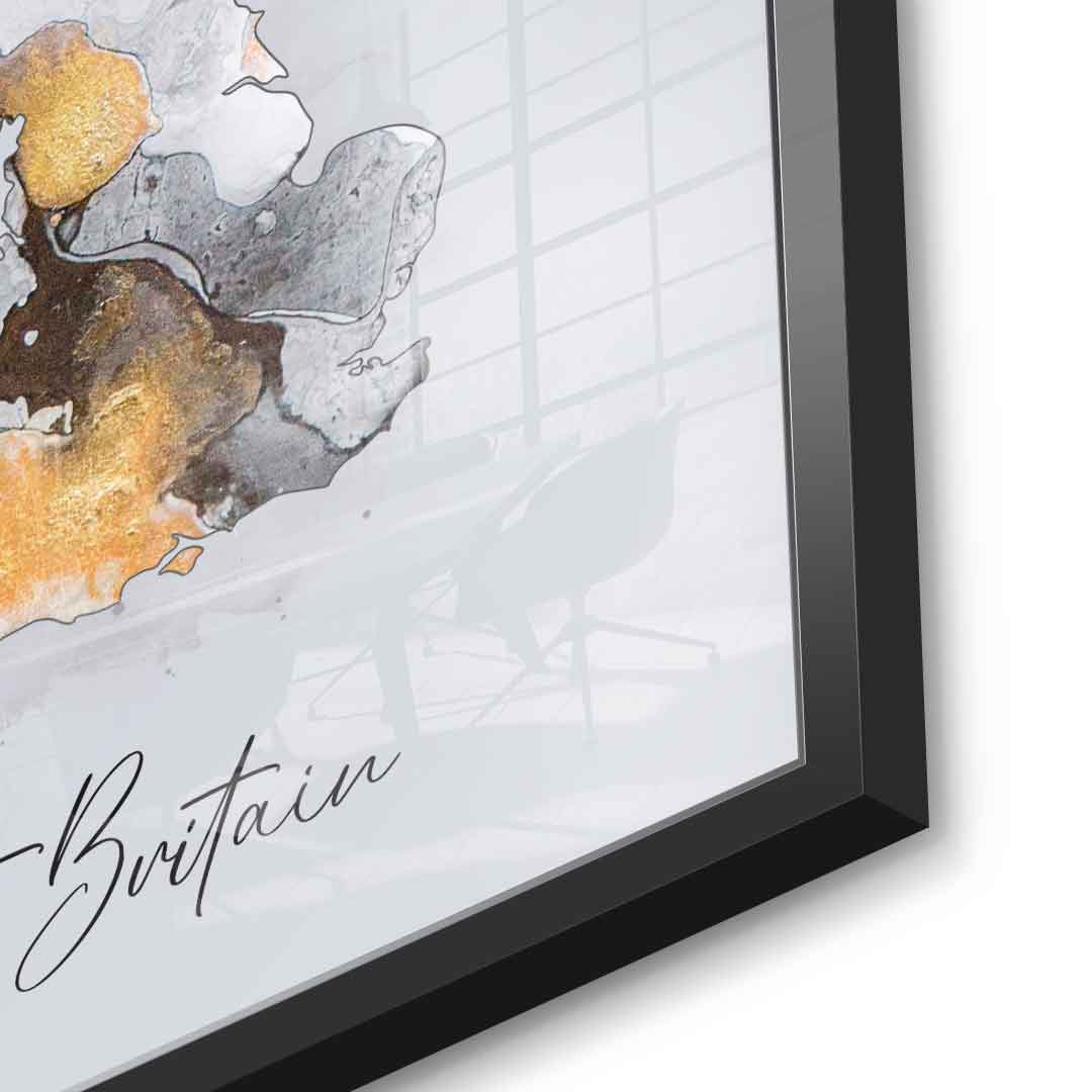 Abstract Countries - Great Britain - Acrylglas
