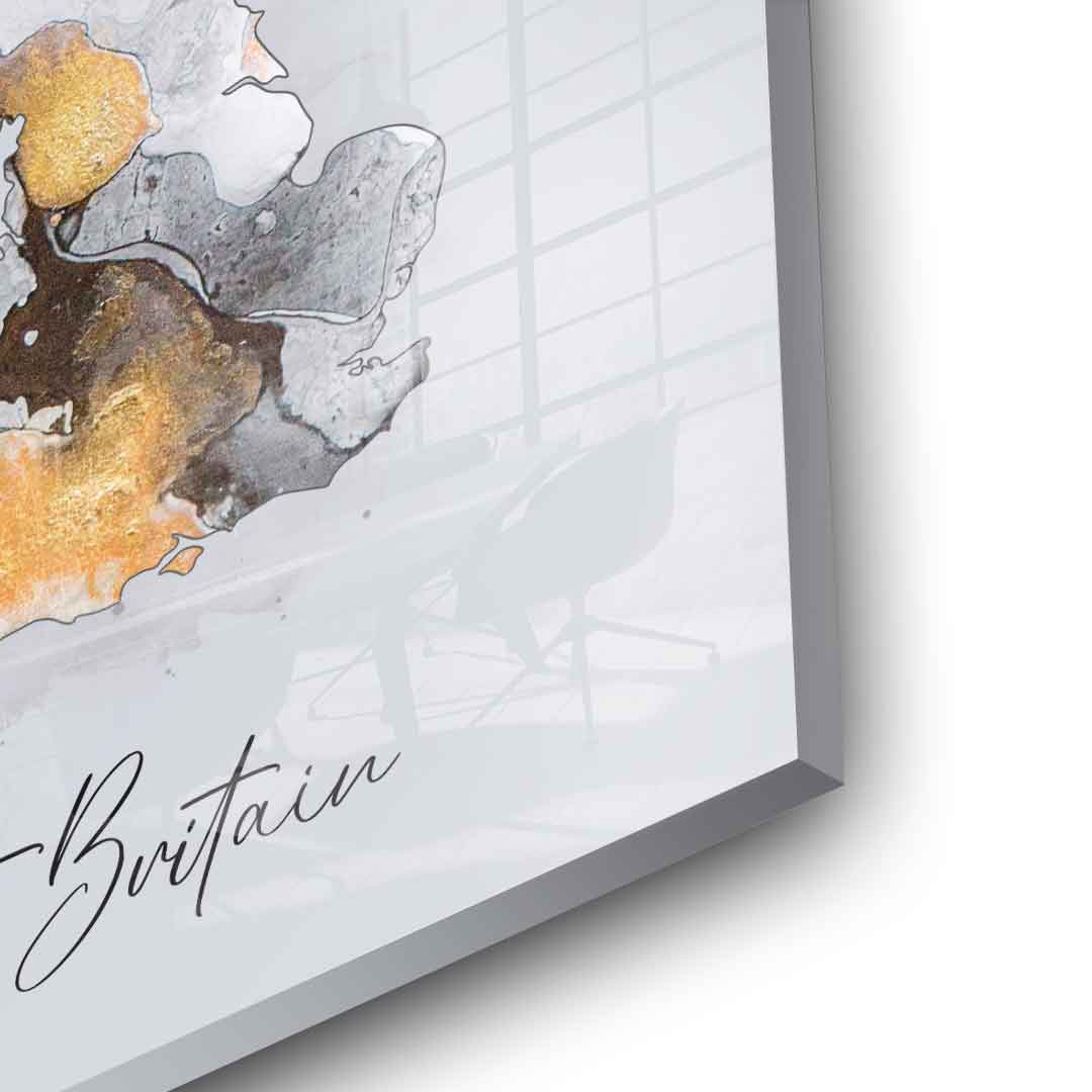 Abstract Countries - Great Britain - Acrylglas