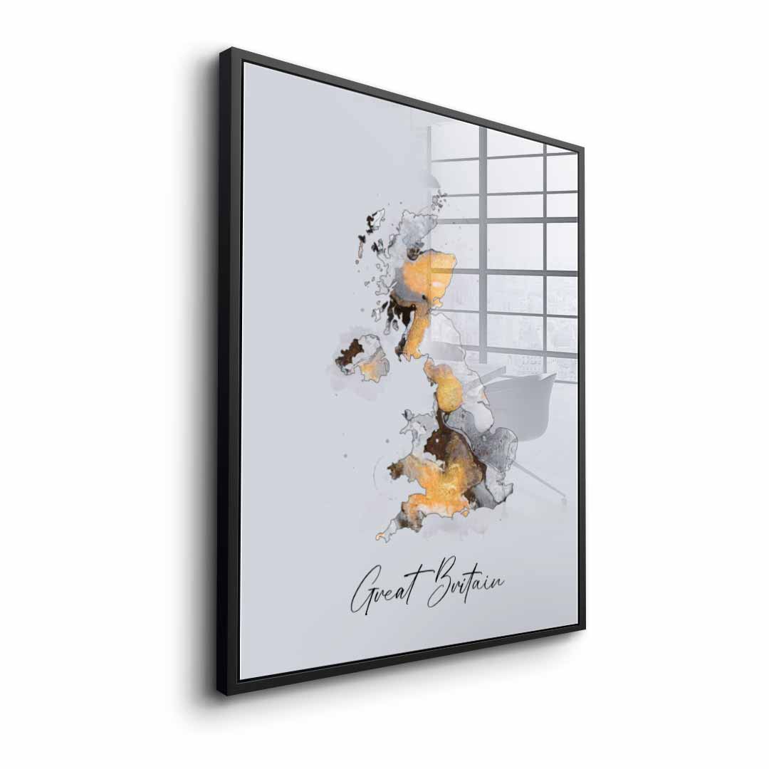 Abstract Countries - Great Britain - Acrylglas