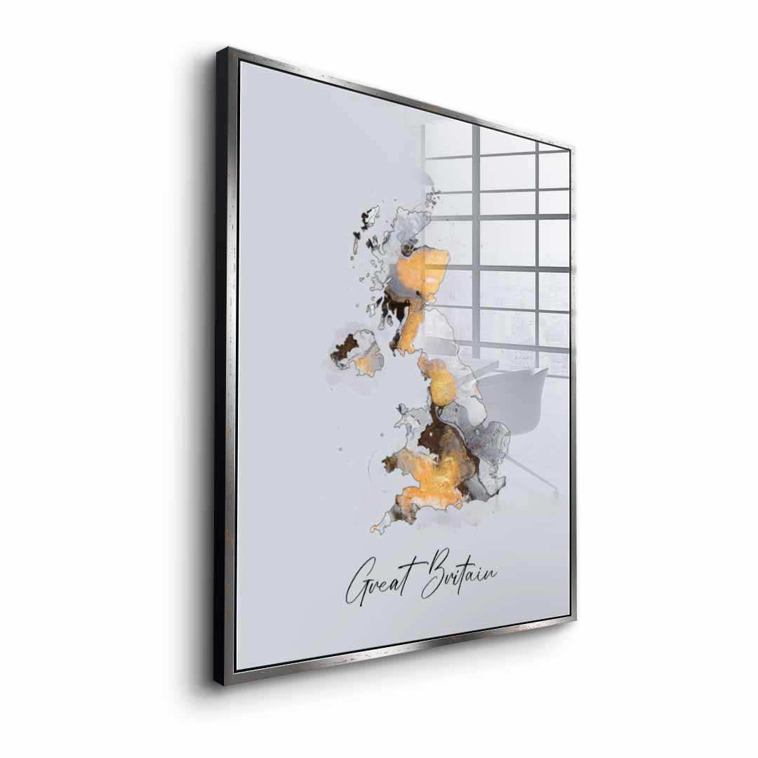 Abstract Countries - Great Britain - Acrylglas