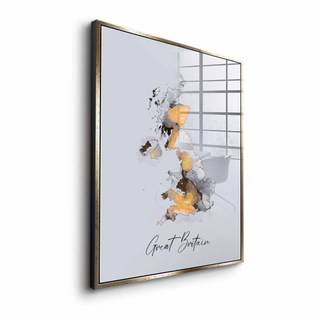 Abstract Countries - Great Britain - Acrylglas