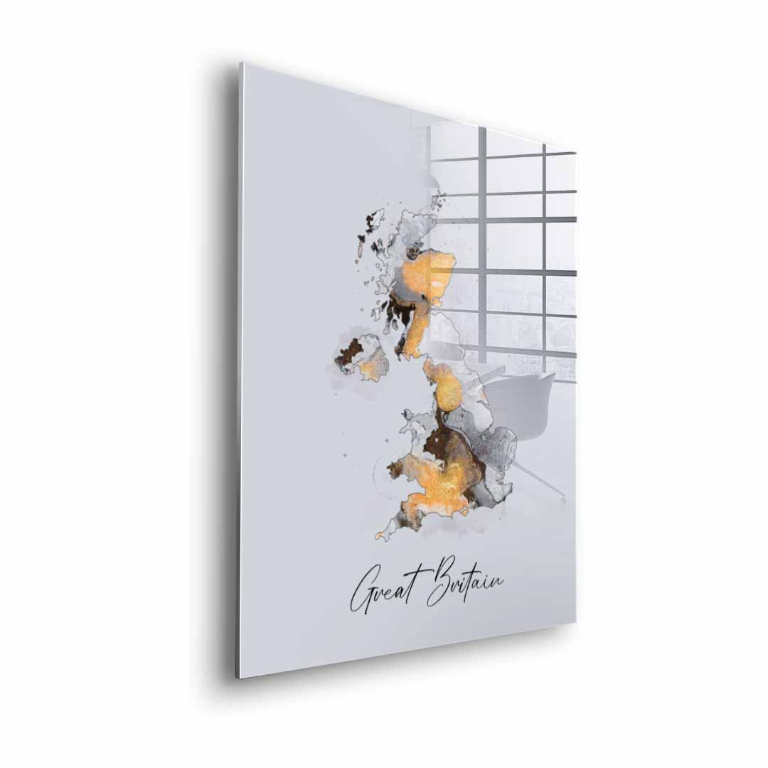 Abstract Countries - Great Britain - Acrylglas