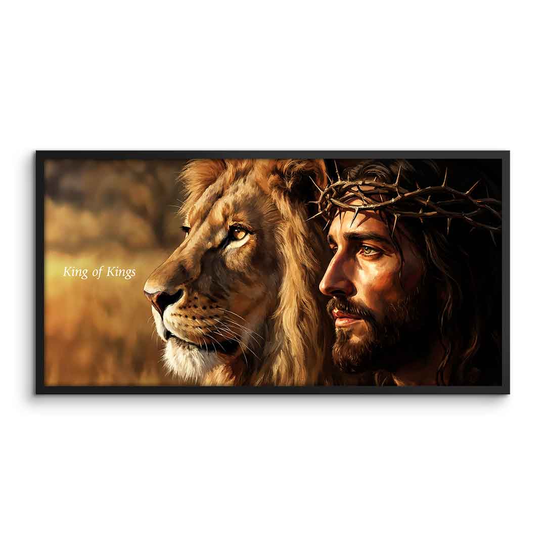 King of Kings Poster Color Frame Front