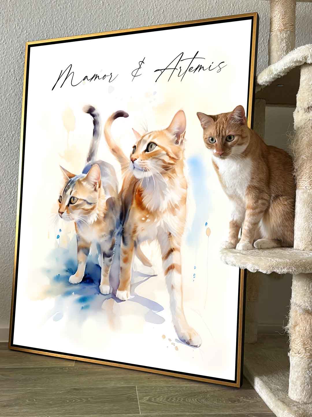 Watercolor Pet Portrait Customizable