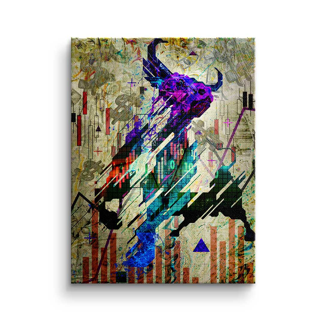 STOCK EXCHANGE AND TRADING Wall Art | Beautiful Canvas Art ready to hang | XXL stock exchange and trading