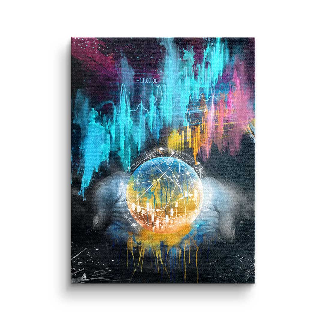 STOCK EXCHANGE AND TRADING Wall Art | Beautiful Canvas Art ready to hang | XXL stock exchange and trading